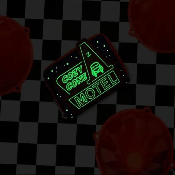 Loungefly Disney Pixar Moments Cars Cozy Cone Mini Backpack & Wallet Set - Picture 9 of 13